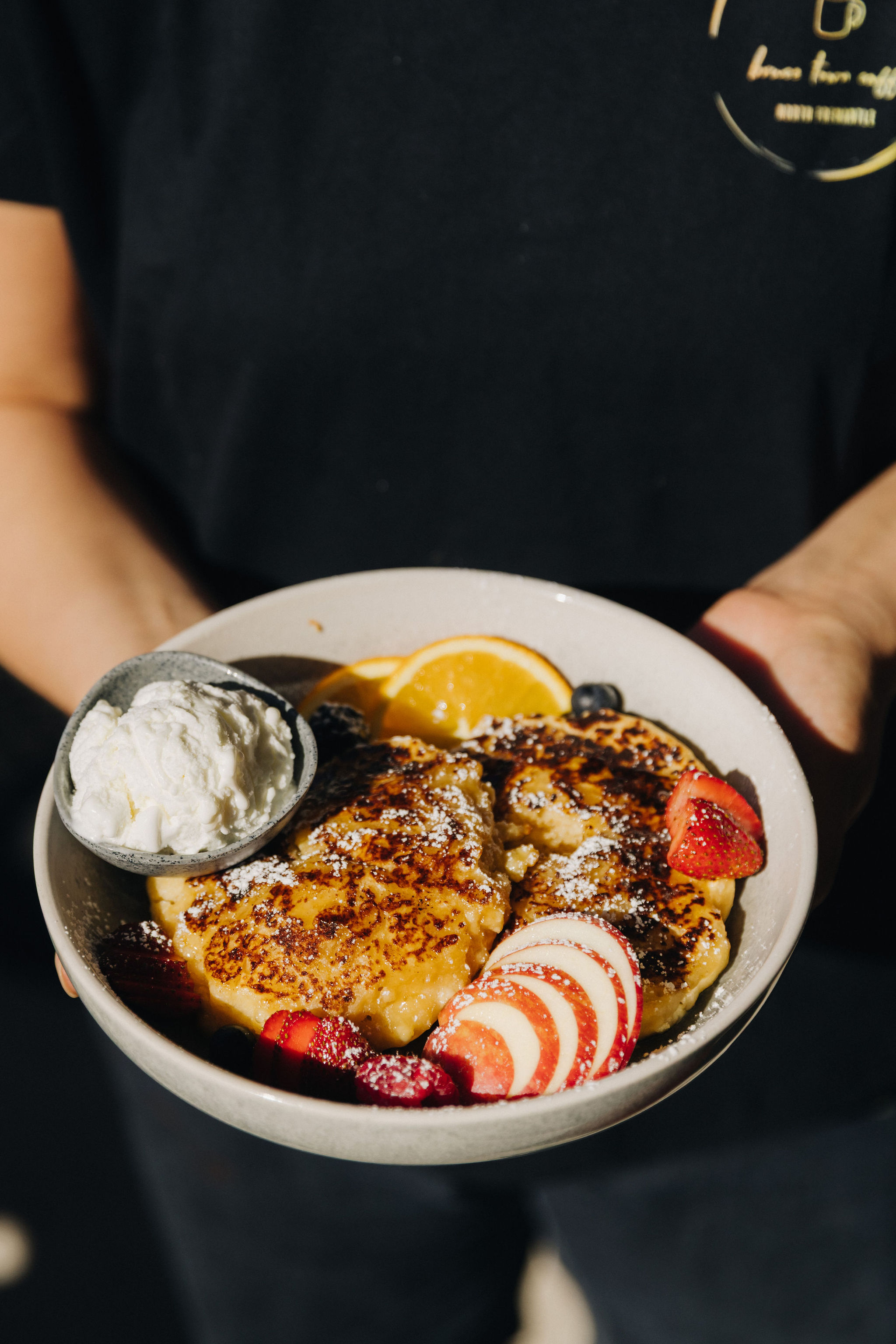 Sweet Bruce ricotta pancakes